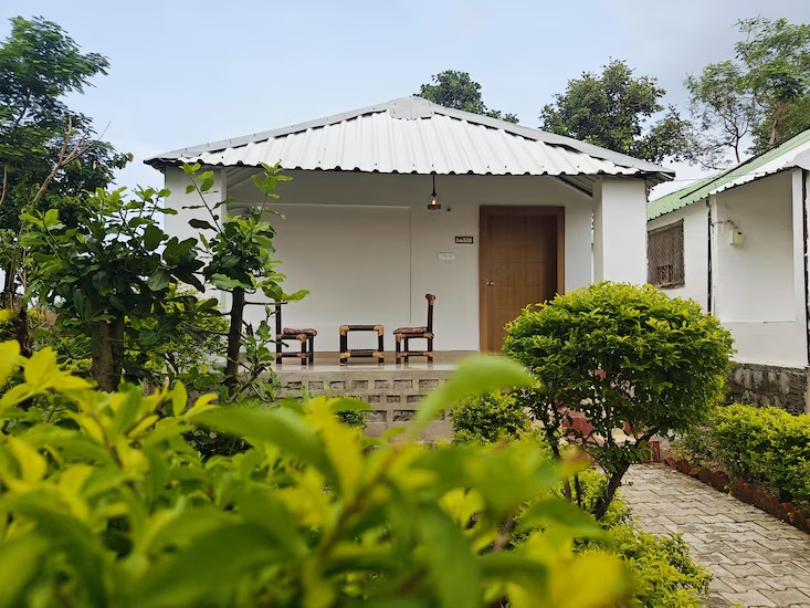 Resort cottage surrounded by nature